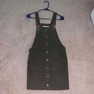 Corduroy ribbed dress